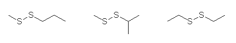 3-5c-2 ジアルキルジスルフィド異性体